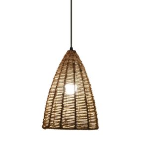 LÁMPARA COLGANTE RATTAN 40W E27 115-SS