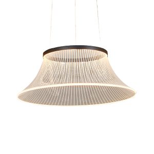 LAMP TECHO LED MATT BLACK 22W LI-1727 BK