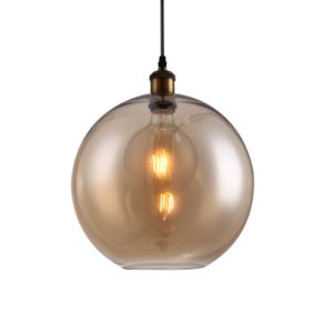 LAMP DE TECHO 1847 AMBAR E27 LA-1847 A