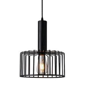 LAMP DE TECHO 1858 NEGRA E27 LA-1858 BK