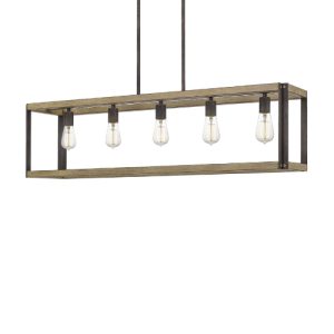 LAMP TECHO TIPO MAD 1876 WD LA-1876-5WD