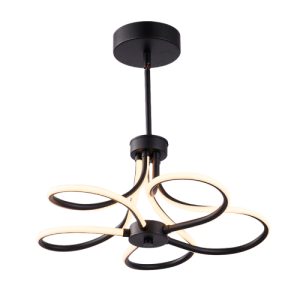 LAMP TECHO LED 1886BK 30W 3KLI-1886-3K