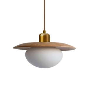 LAMPARA MADERA 2200 1*E27*60W WD-2200