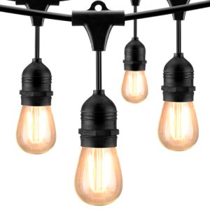 KIT LED COL/7 MT/12*E27 1W 22K LI-FL2412-12