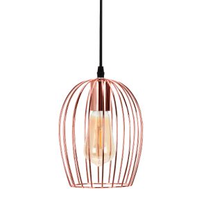 LÁMPARA COLGANTE ROSE GOLD 40W E27 370