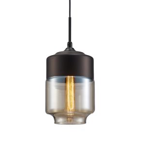 LAMP DE TECHO 4917BK 1*E27 MAT LI-4917 BK