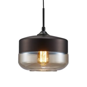 LAMP DE TECHO 4931BK 1*E27 MAT LI-4931 BK