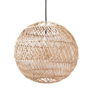 LAMPARA RATTAN 6753 NAT 1*E27 RT-6753 NAT