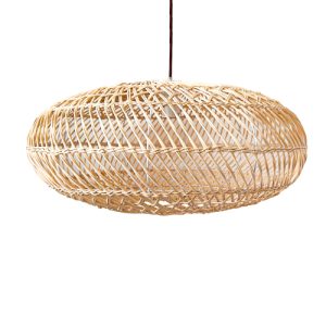 LAMPARA RATTAN 6754 NAT 1*E27 RT-6754 NAT