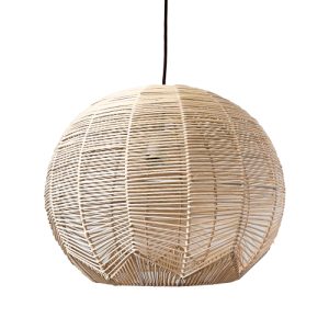 LAMPARA RATTAN 6755 NAT 1*E27 RT-6755 NAT