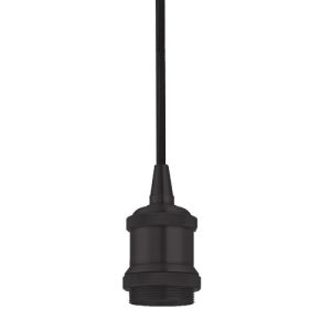 LAMPARA COLGANTE E27 40W 120V S7006BK